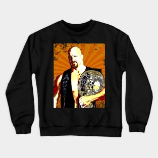 Stone Cold  Steve Austin // Retro Comics Style Crewneck Sweatshirt